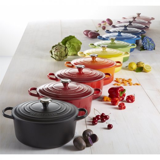 Le Creuset Signature Rund Gryta 24 cm 4,2 liter Palm