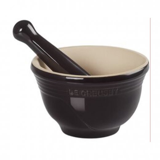 Le Creuset Mortel 2 delar, Black