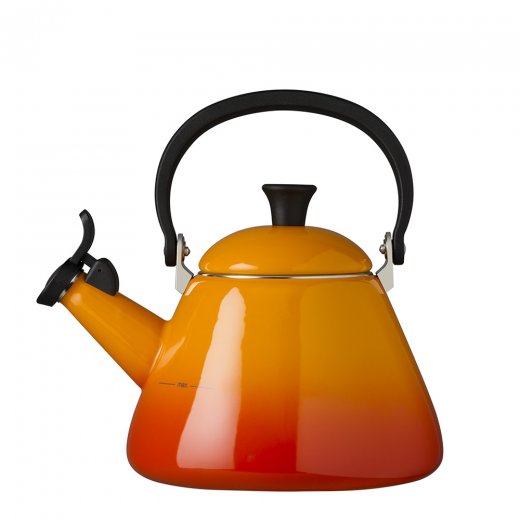 Le Creuset Kone Vattenkittel 1,6 liter med vissla, Volcanic