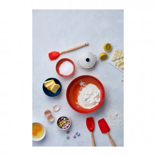 Le Creuset Craft Grill- & Bakpensel, Cerise
