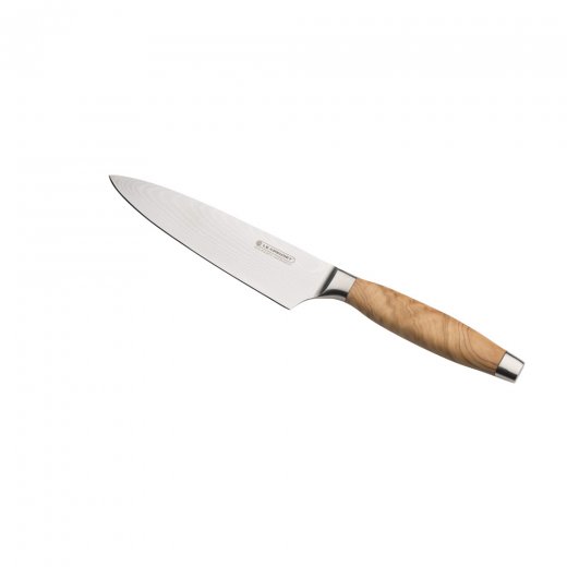Le Creuset Kockkniv 15cm Olivträhantag