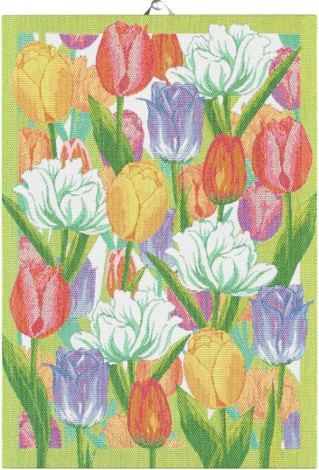 Ekelund Vårtulpaner 35x50 cm Handduk