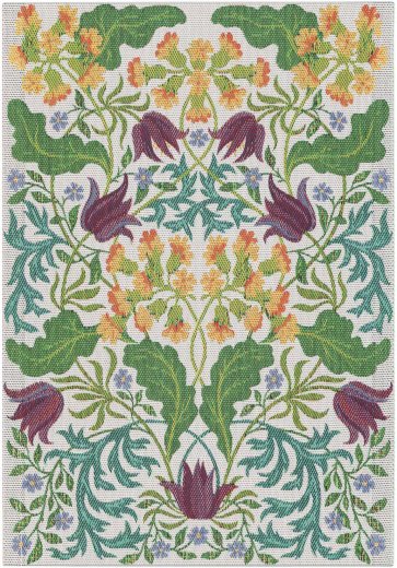 Ekelund Vårblommor Handduk 35x50 cm