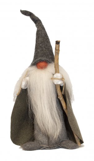 Åsas Tomtebod Vätten Mellan- Vidar Grå Luva, Grågrön Cape