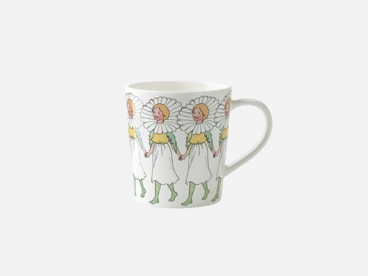 Elsa Beskow Mugg 40 cl med hänkel; Margerit