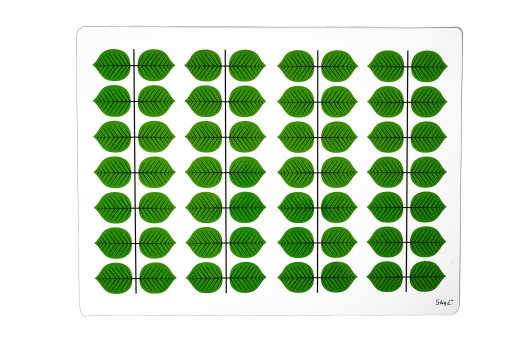 Stig L Berså Bordstablett Laminat 40x30 cm, Grön
