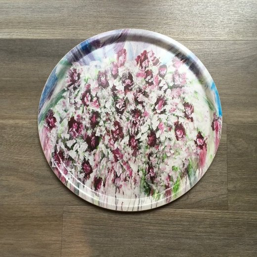 Katastroke Bricka 38 cm Rund "Bride Flowers" Annika Gaardsdal