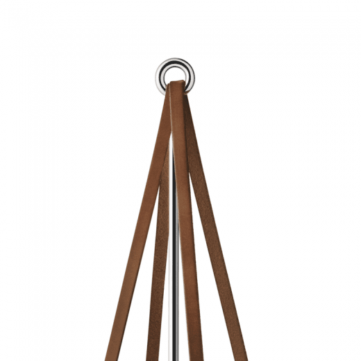 Georg Jensen Season Ställning till ljusstake blankt stål