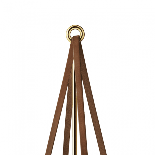 Georg Jensen Season Ställning till ljusstake guldplätterad 18K
