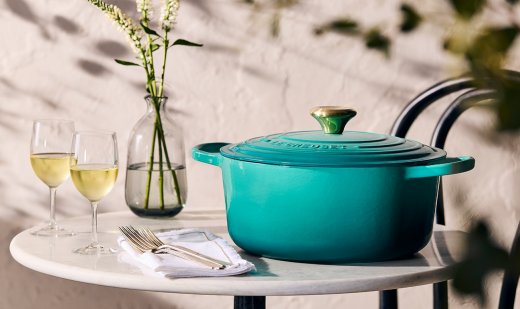 Le Creuset Rund Gryta 5,3 liter 26 cm, Bleu Riviera