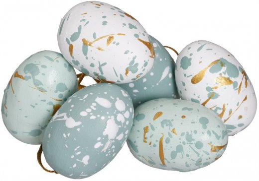 Cult Design Stänk Miniägg 4cm 6-pack, Mint