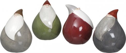 Cult Design DripDrop Santa 8cm 4 st