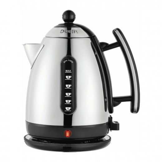 DUALIT® Lite Vattenkokare 1,5 liter, Svart/Rostfri