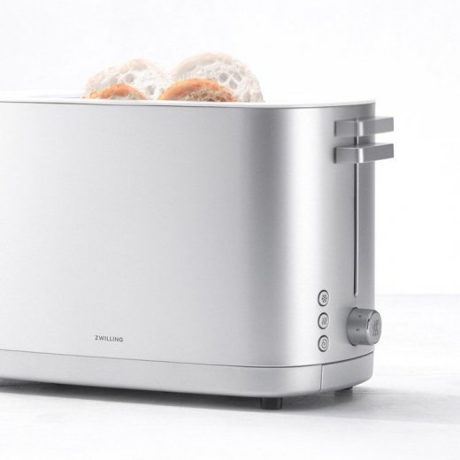Zwilling Enfinigy Brödrost med 2 fack, plats för 2 skivor 840-1000W, Silver