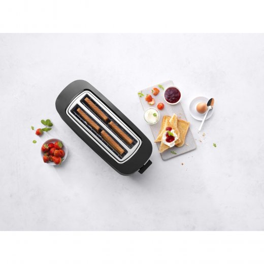 Zwilling Enfinigy Brödrost med 2 fack, plats för 4 skivor 1500-1800W, Svart