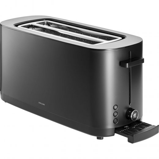 Zwilling Enfinigy Brödrost med 2 fack, plats för 4 skivor 1500-1800W, Svart