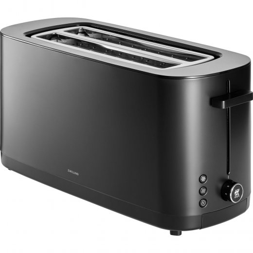 Zwilling Enfinigy Brödrost med 2 fack, plats för 4 skivor 1500-1800W, Svart