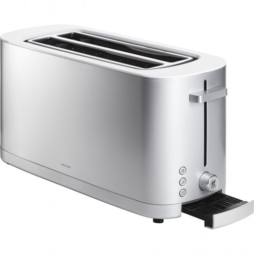 Zwilling Enfinigy Brödrost med 2 fack, plats för 4 skivor 1500-1800W, Silver