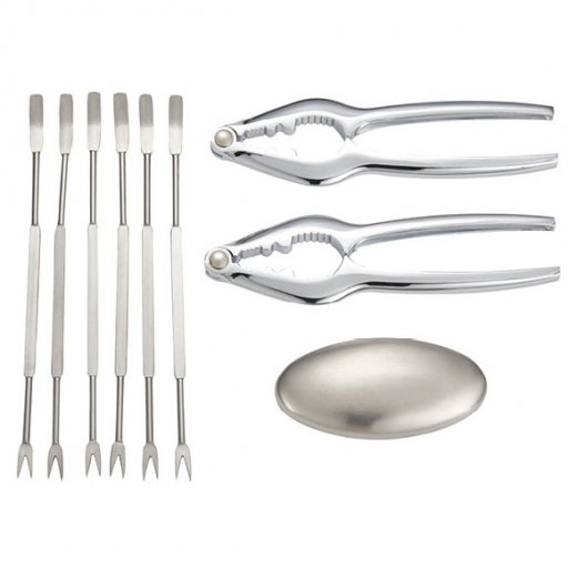 Dorre Skagen Skaldjursset 9 delar rostrfritt stål