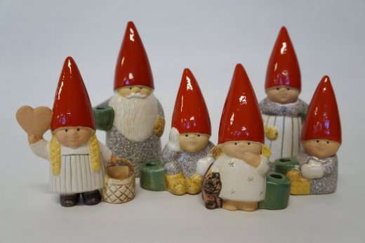 Lisa Larson Flicka med katt