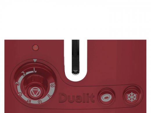 DUALIT® Lite Brödrost 2 skivor, 1100 W blank röd