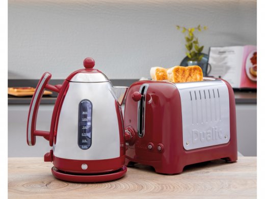 DUALIT® Lite Brödrost 2 skivor, 1100 W blank röd