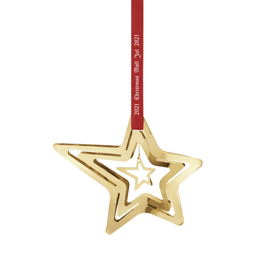 Georg Jensen Cristmas Collection 2021 Mobil Stjärnskott, Guld