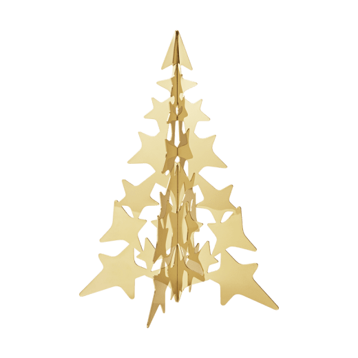 Georg Jensen Cristmas Collection 2021 Julgran Stjärna Mellan, Guld