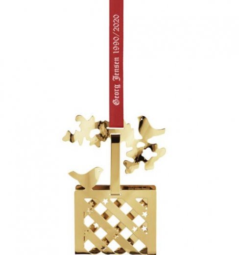 Georg Jensen 1990/2020 Christmas Collection Julprydnad Korg