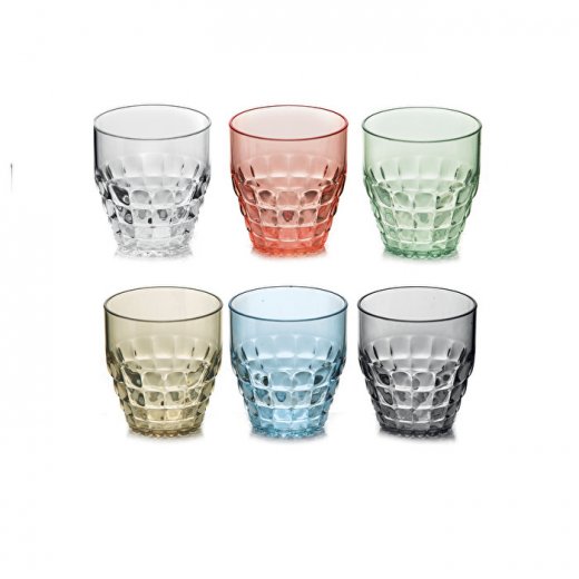 Guzzini set 6 låg tumblers tiffany