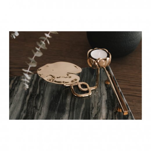 Hilke Ljusstake Ninfea No.1 mässing