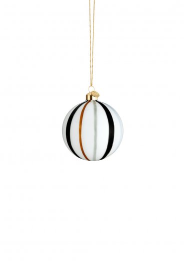 Souvenir Julkula Ränder Ø8cm, Grön