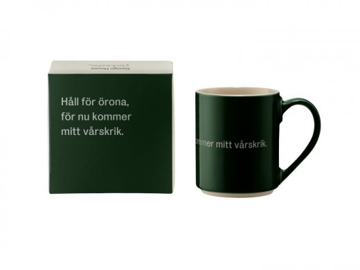 Astrid Lindgren Mugg 25 Håll för örona, för nu kommer...