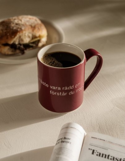 Astrid Lindgren Mugg 15 Livet är en sak.