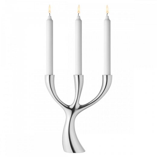 Georg Jensen Cobra Kandelaber 3-armad ljusstake