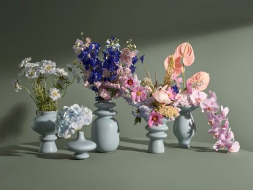 Kähler Kontur Vas blå 29 cm