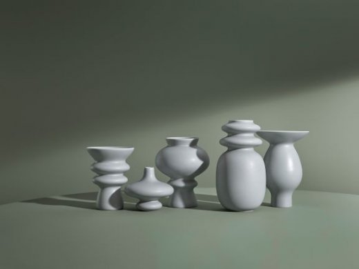 Kähler Kontur Vas blå 20 cm