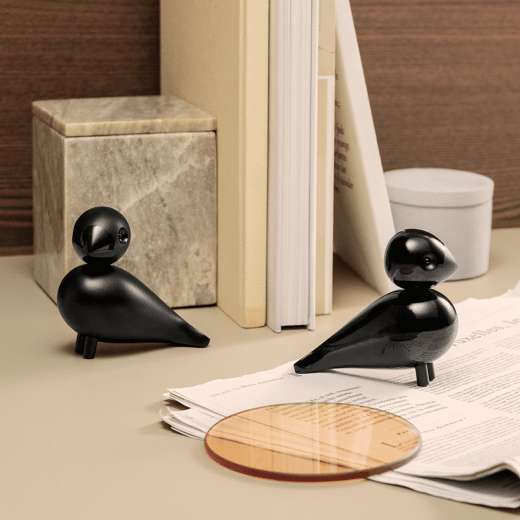 Kay Bojesen Turturduvor svart 1 par