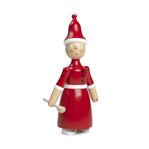 Kay Bojesen Tomtemor röd/vit 20cm