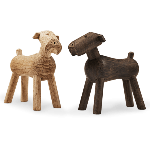 Kay Bojesen Tim, Hund rökt ek 7,5 cm