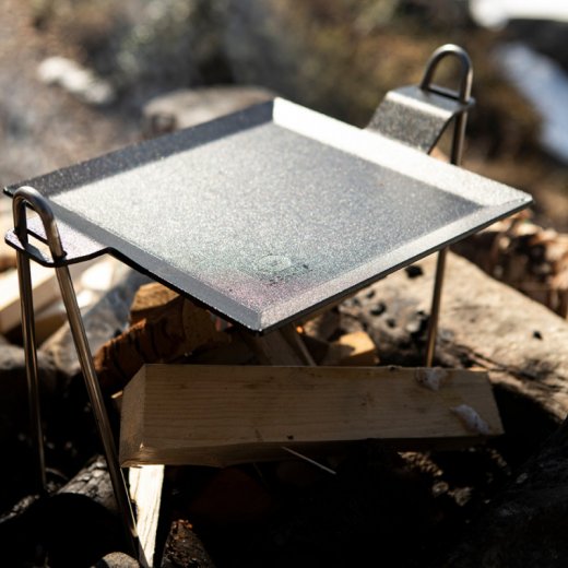 Kockums Stekbord 40x27cm kolstål utomhus
