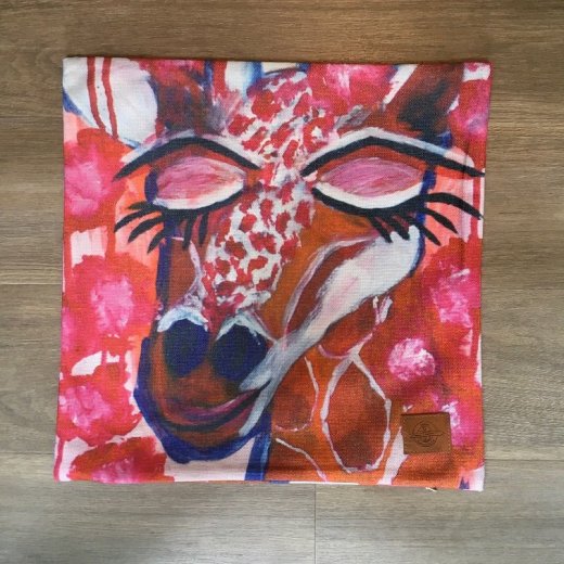 Katastroke Kuddfodral 45x45 cm "Giraff" Annika Gaardsdal