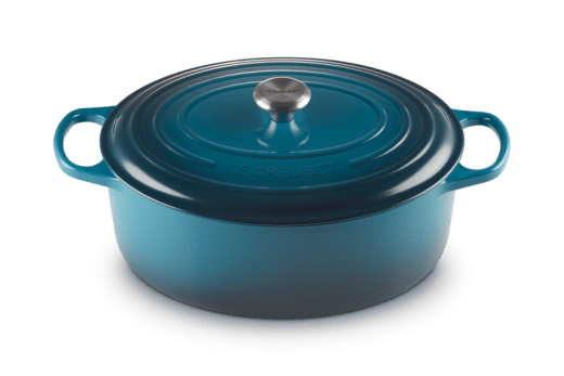 Le Creuset Oval Gryta gjutjärn 8,9 liter 35 cm, Deep Teal