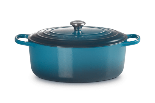 Le Creuset Oval Gryta gjutjärn 8,9 liter 35 cm, Deep Teal