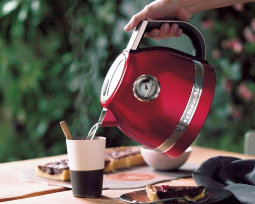 KitchenAid Artisan Vattenkokare. 1,5L med temperaturreglage. 5KEK1522 Röd