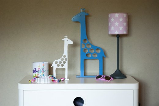 Lonneberg Giraff 30 cm, vit