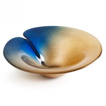 Målerås Glasbruk Magic Gold Skål liten 17,5 cm