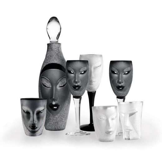 Målerås Glasbruk Karaff Electra Svart 105 cl