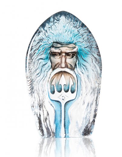 Målerås Glasbruk Masq Poseidon blå 19,5cm