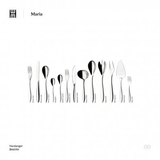 Hardanger Maria Serveringsset 5 delar